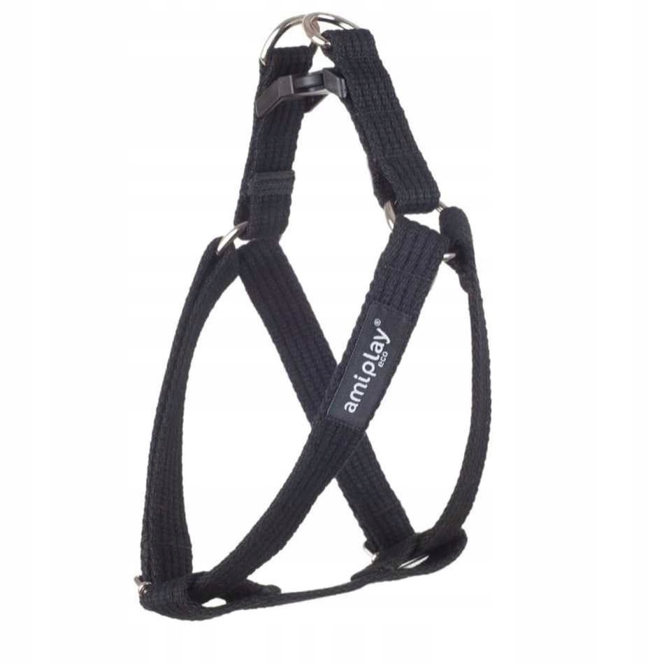 

Ami Play Szelki Bawełniane L 40-75cm/2,5cm Czarne