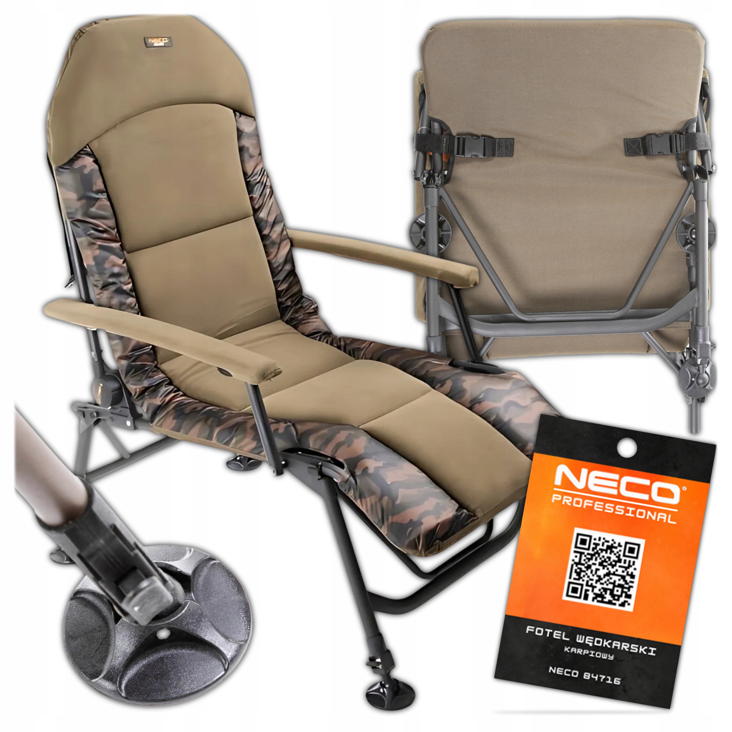 Křeslo Rybářské Křeslo Neco Carp Kaprové Nastavitelné