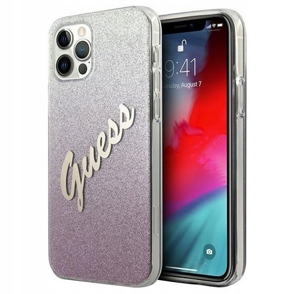 

Etui Do Iphone 12 Pro Guess Glitter Gradient Case