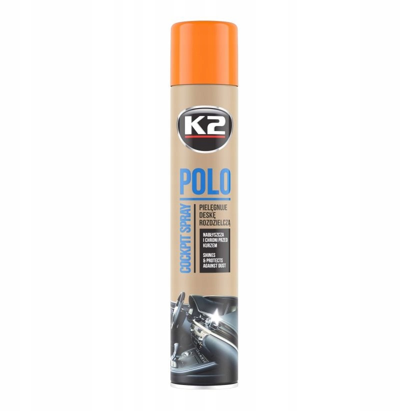 

K2 Polo Cockpit Do Kokpitu Plak Brzoskwinia 750ml