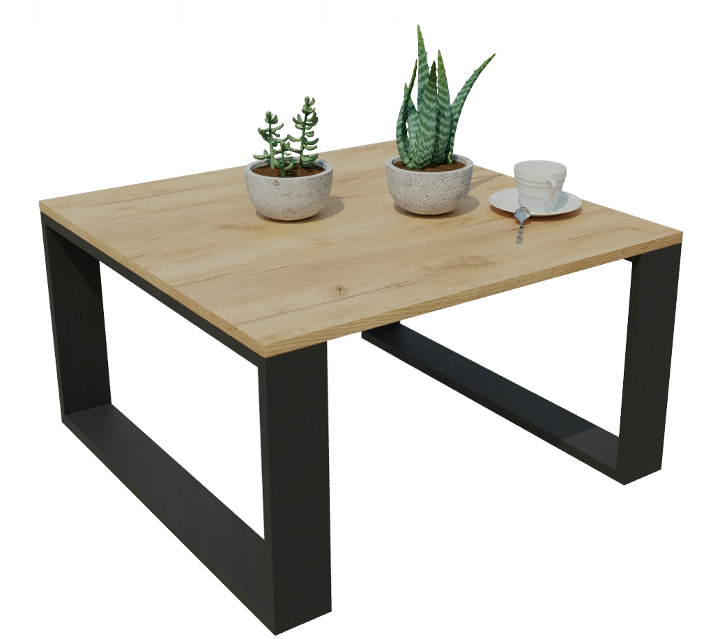 Stolik Kawowy Ława Do Salonu Pokoju Loft 75 CM X 42 CM