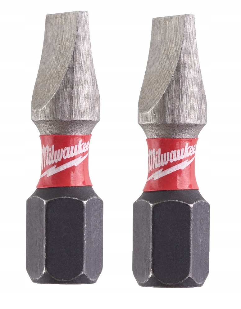 

Milwaukee Bit Plaski wkrętarki 2szt Udar SL1,2x6.5