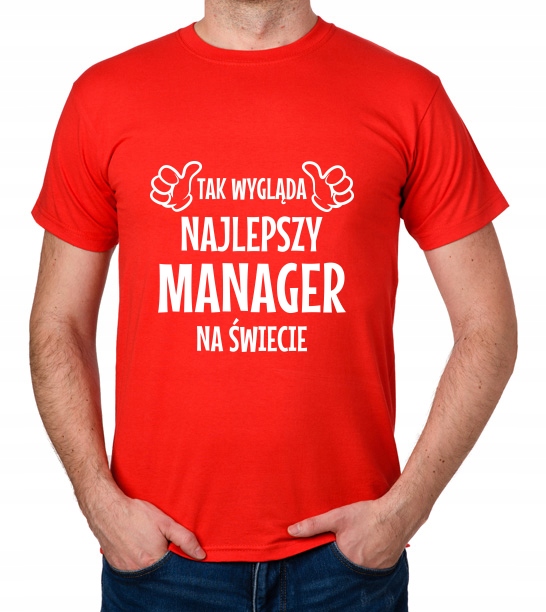 

koszulka Najlepszy Manager prezent
