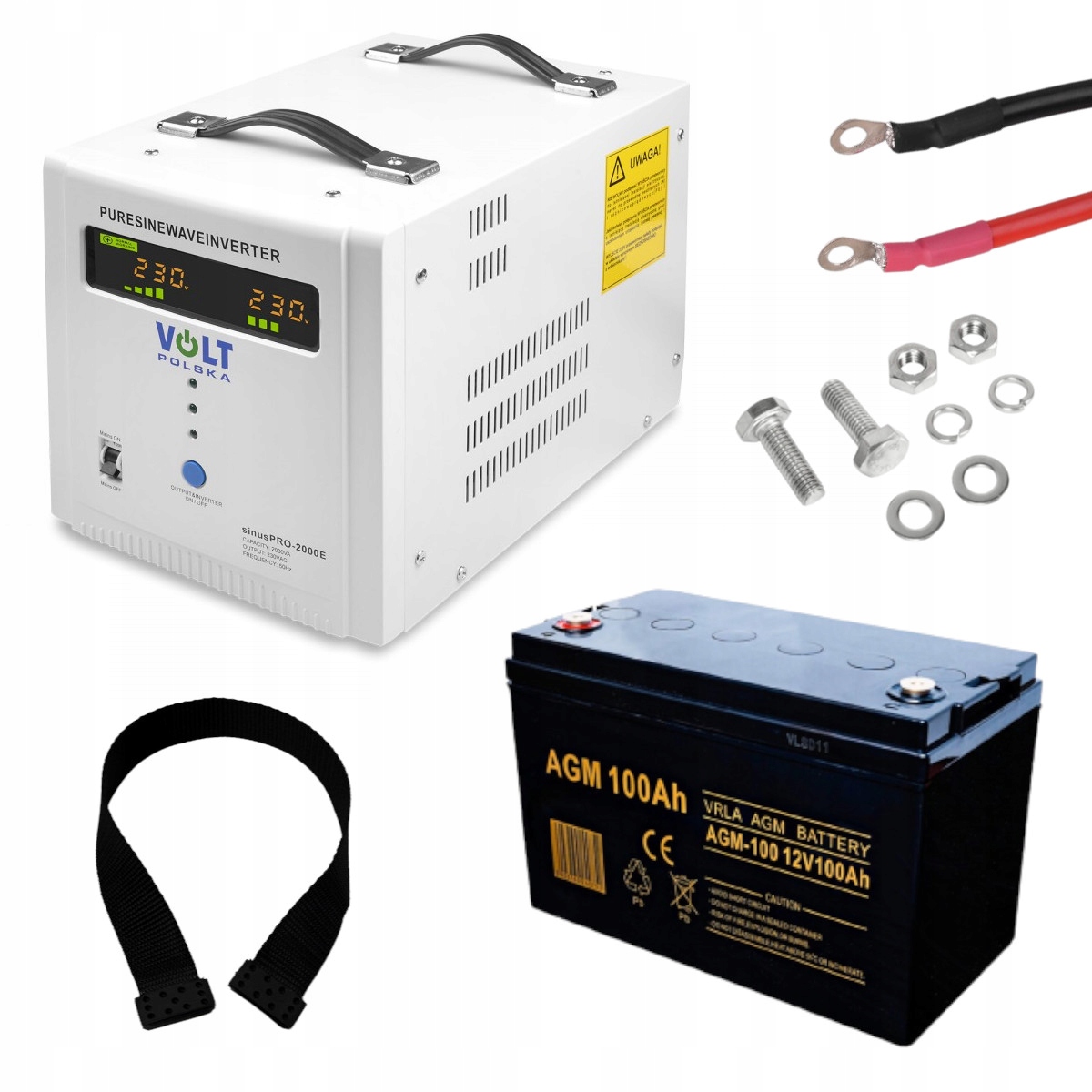 

Zasilanie Awaryjne Sinus 2000W Ups Akumulator 100