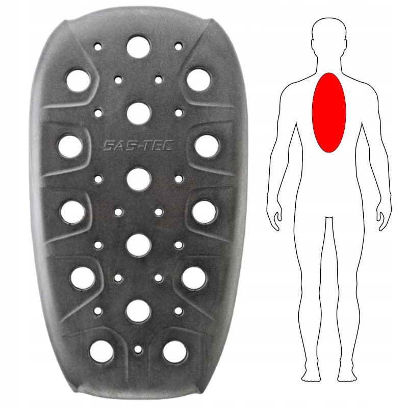 Sas-Tec Ochraniacz Pleców Level 1 - 450/238/16 mm