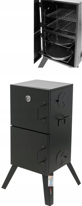 Prenosná Záhradná Udiareň S Oceľovým Dymníkom 53X51X100 Lund 99916