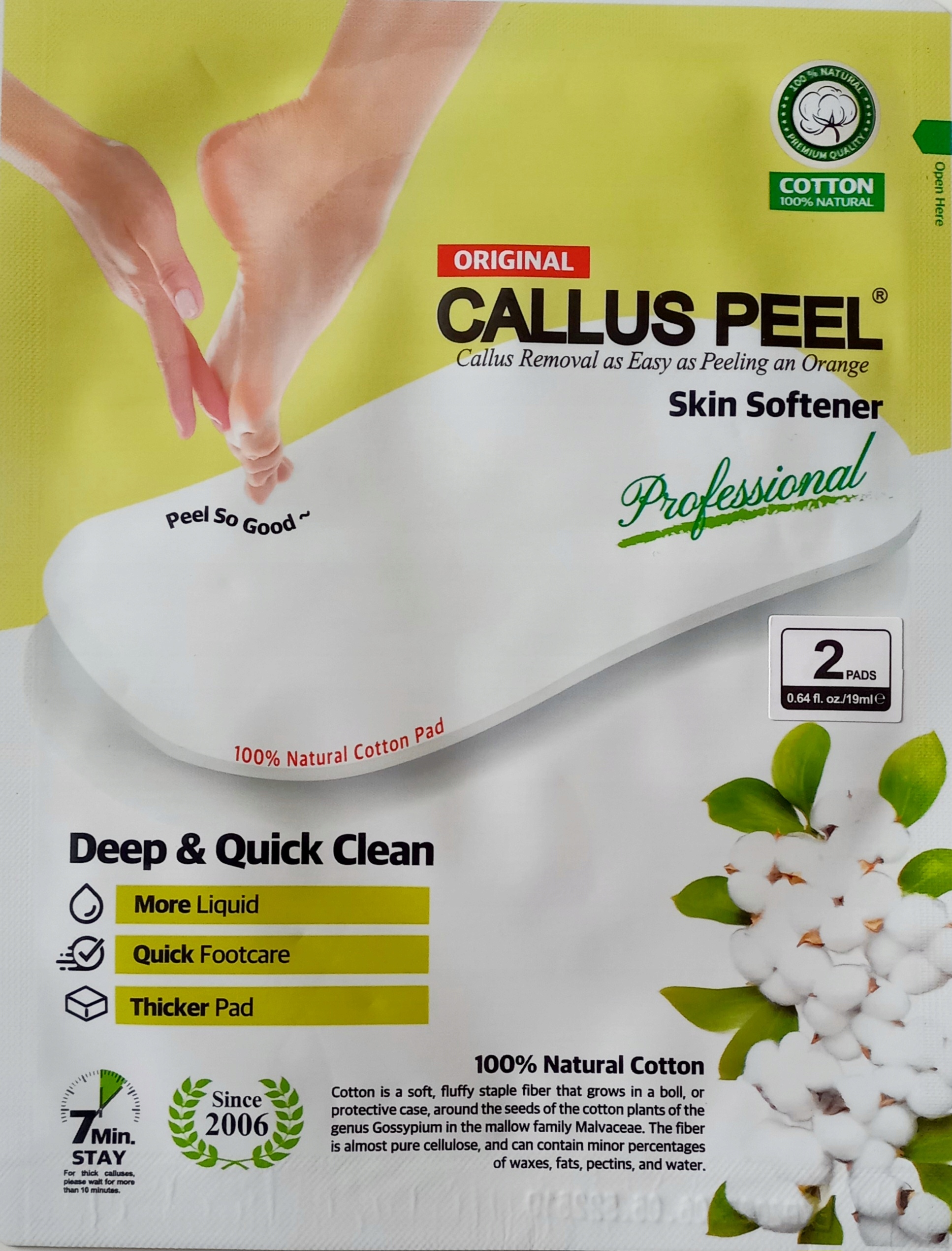 Pedicure Callus Peel Pro 1 opakowanie, 2 plastry