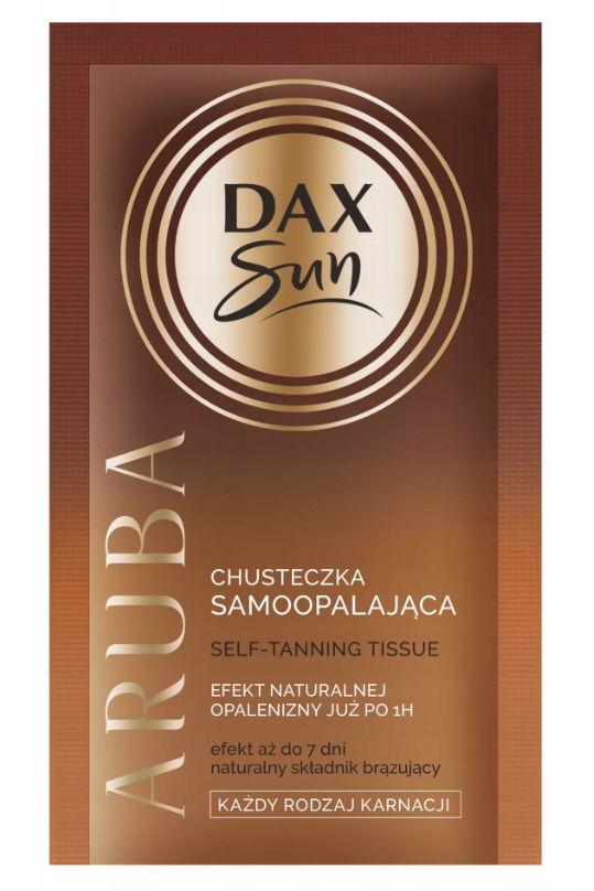 

Dax Sun Aruba chusteczka samoopalacz samoopalająca