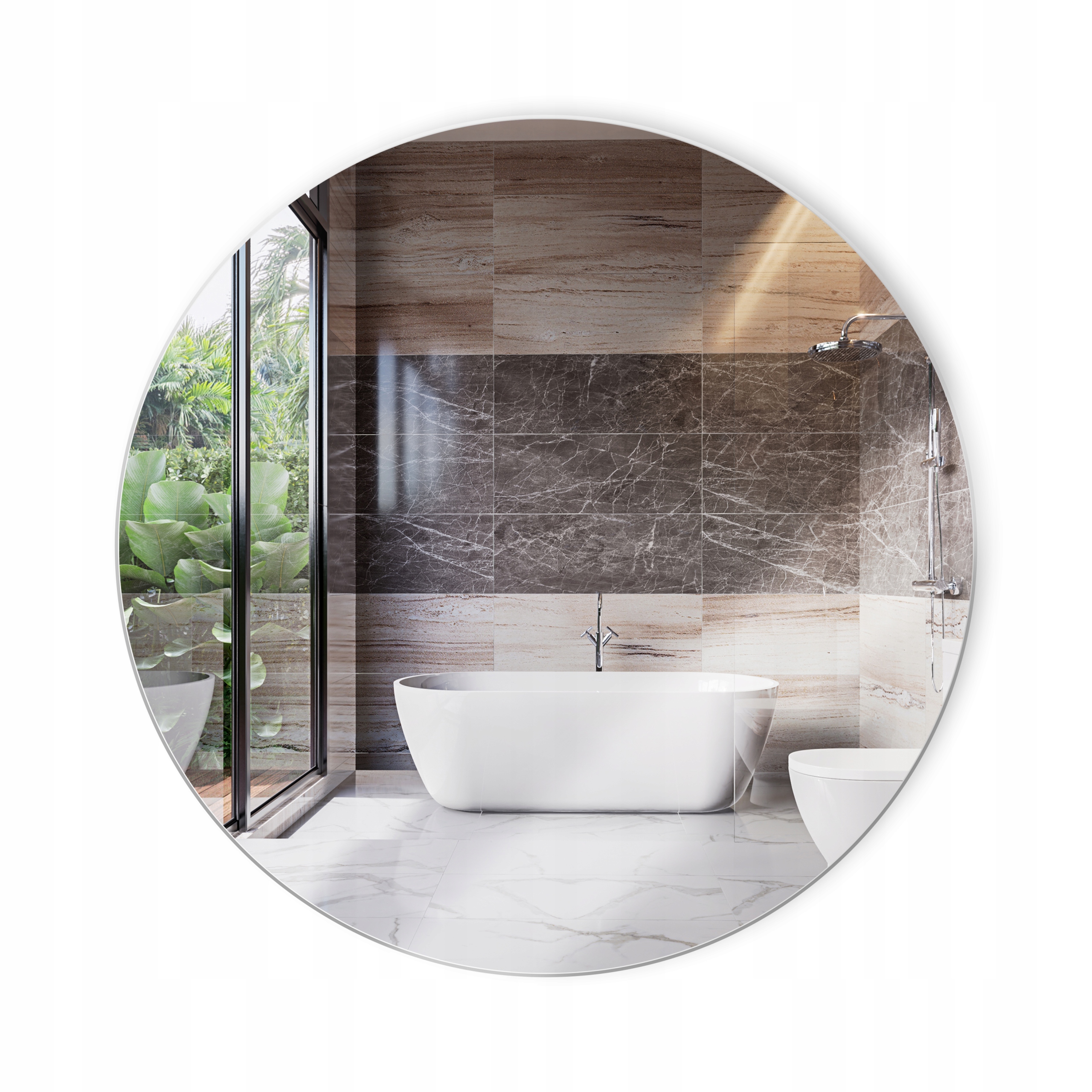 

Lustro okrągłe podświetlane Led Rondo fi 80cm