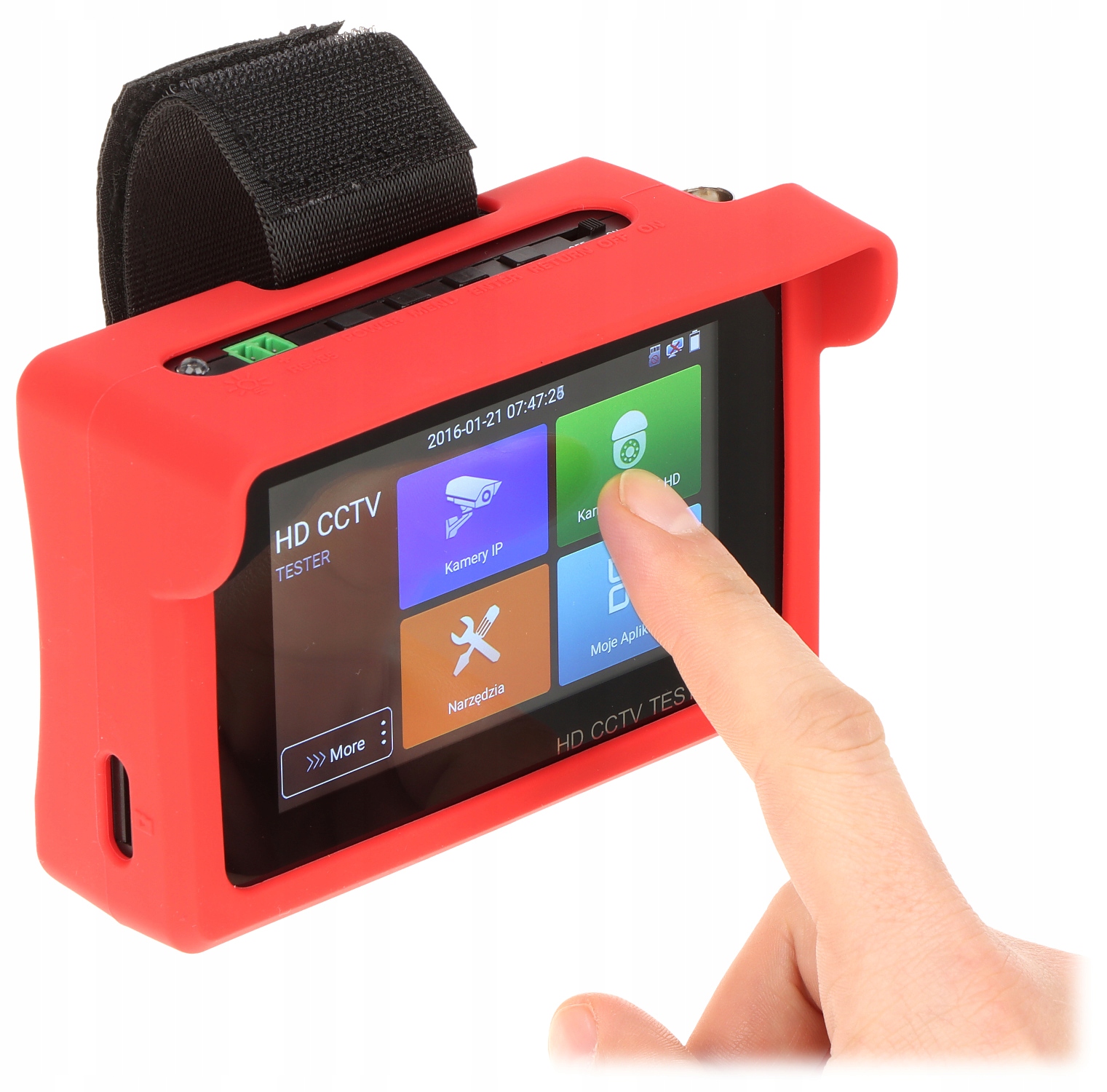 MONITOR SERWISOWY CCTV WIELOFUNKCYJNY TESTER DO KAMER MONITORINGU Kod producenta MONITOR SERWISOWY   CS-HB-45W