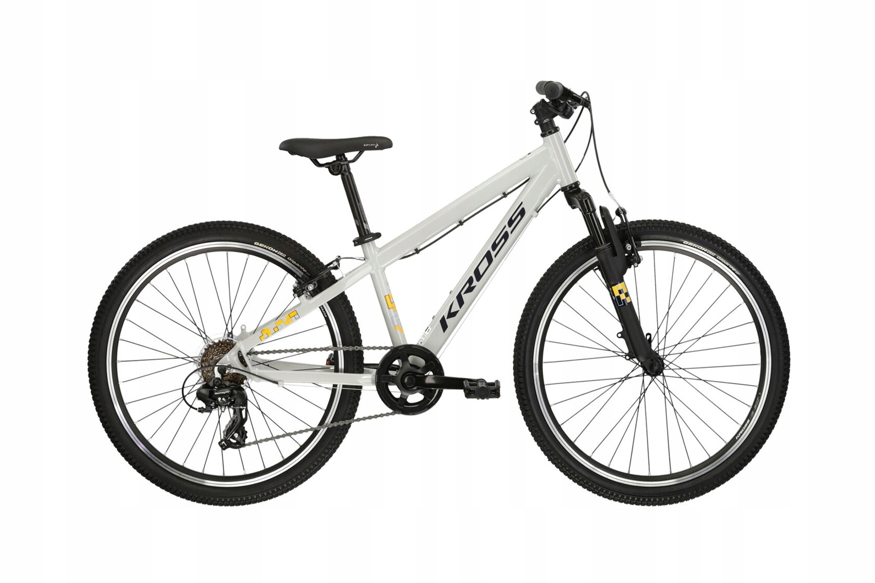 Rower górski Mtb Kross Dust Jr 1.0 Szary 24" UNI/12"