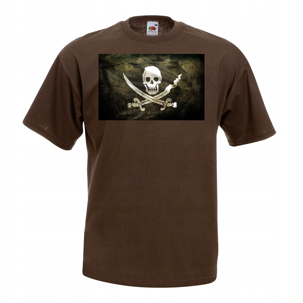 

Koszulka z nadrukiem flaga piracka Jolly Roger S