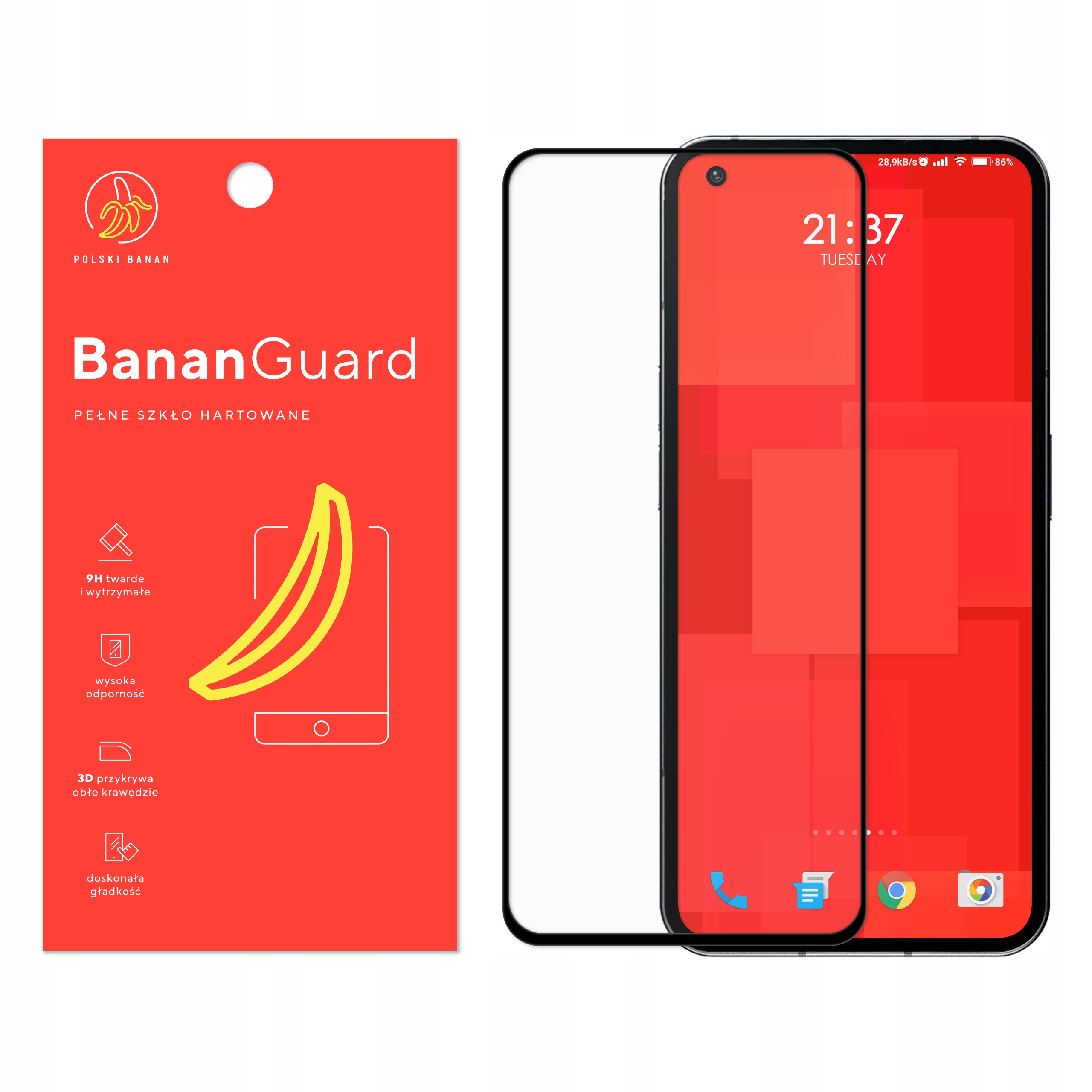 

Szkło Hartowane 3D Polski Banan do Nothing Phone 1
