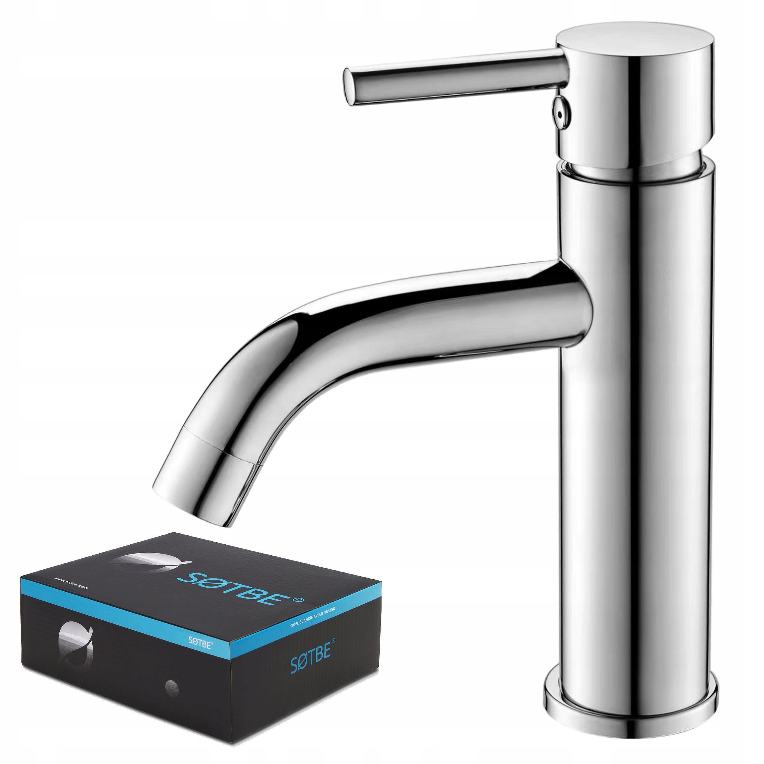 Stojánková umyvadlová baterie Baterie pro umyvadlo Prodloužený výtokové ramínko Tichý Sotbe