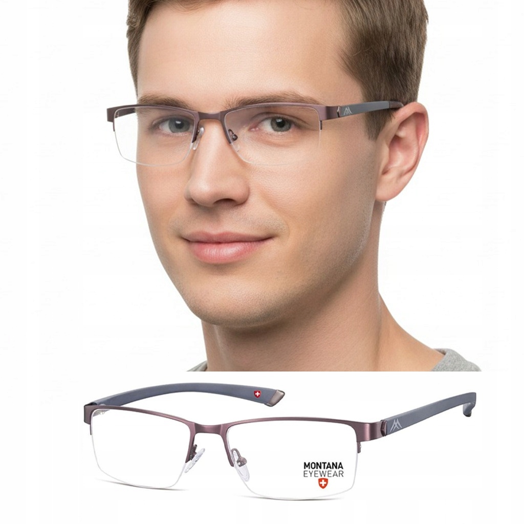 Okulary Oprawki Męskie Damskie Zerówki Oryginalne Montana Żyłkowe Ce