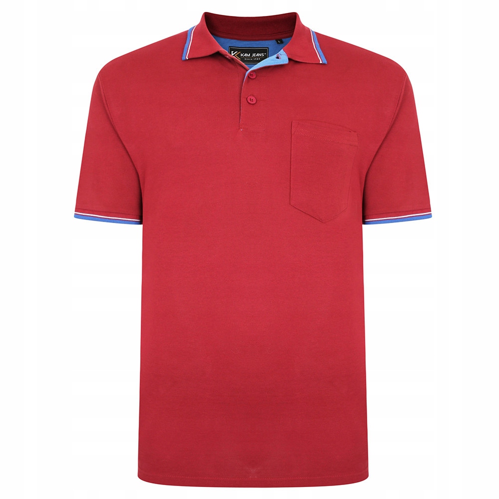Kam polokošile pánská Kbs 5400 nadměrná velikost 8XL bordó