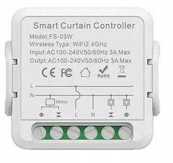 INTELIGENTNY STEROWNIK MODUŁ DO ROLET ZIGBEE TUYA SMART LIFE ALEXA HOME