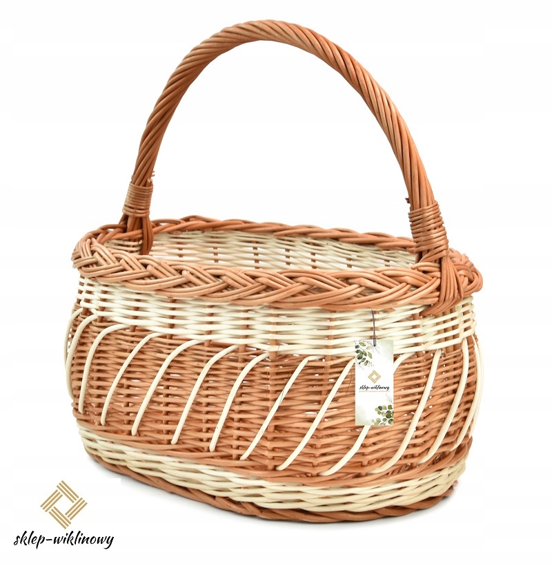 Košík na piknik Nákupní košík Polský Piknikový koš Koš na dárek
