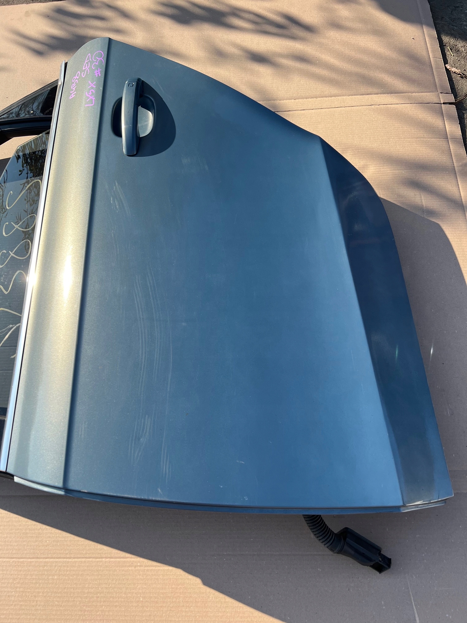 AUDI A4 B8 sedan door left rear part left rear. LX5X