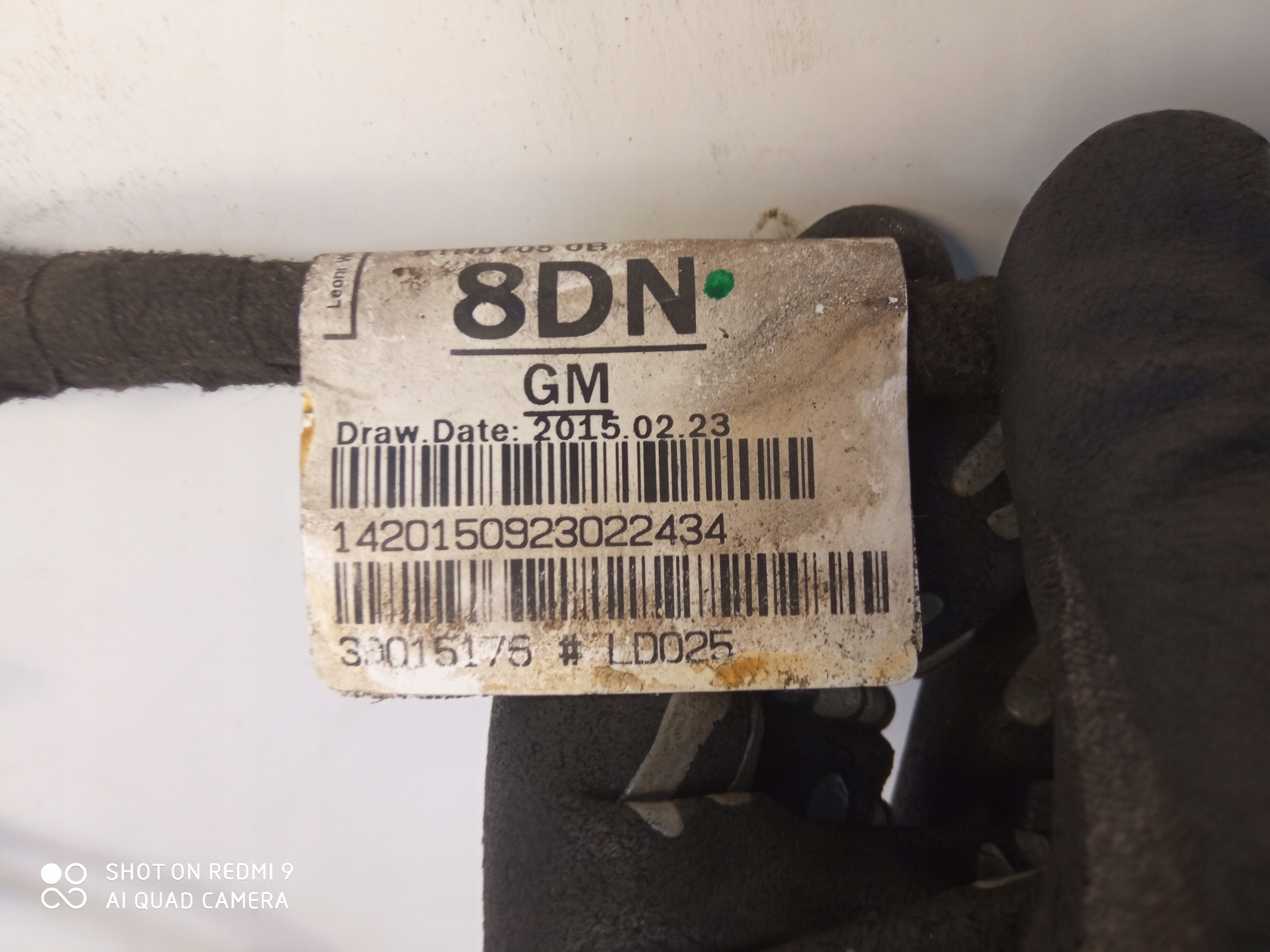 ASTRA K bundle door left front 39015176 8DN