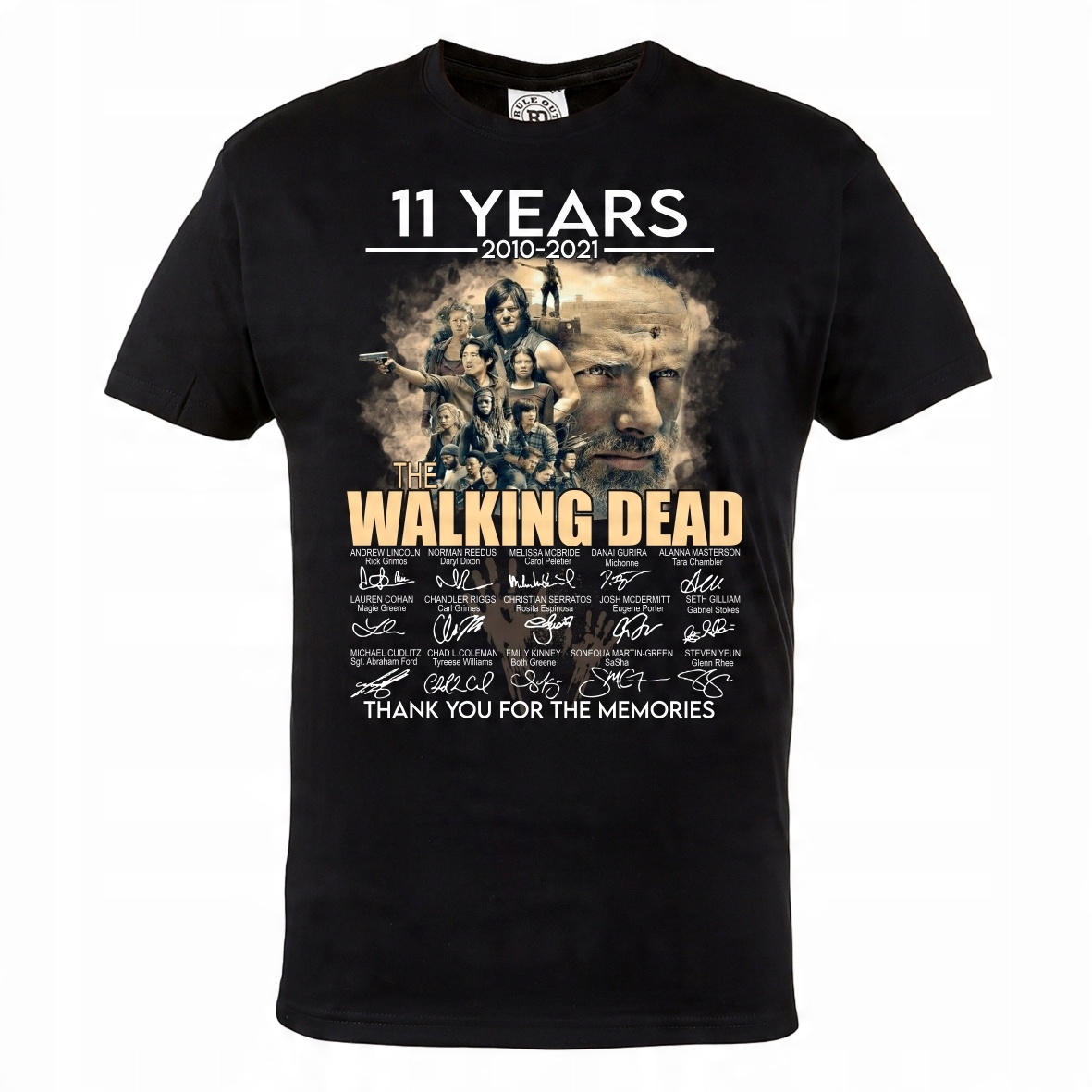 

Męska Koszulka 11 Lat The Walking Dead Autografy