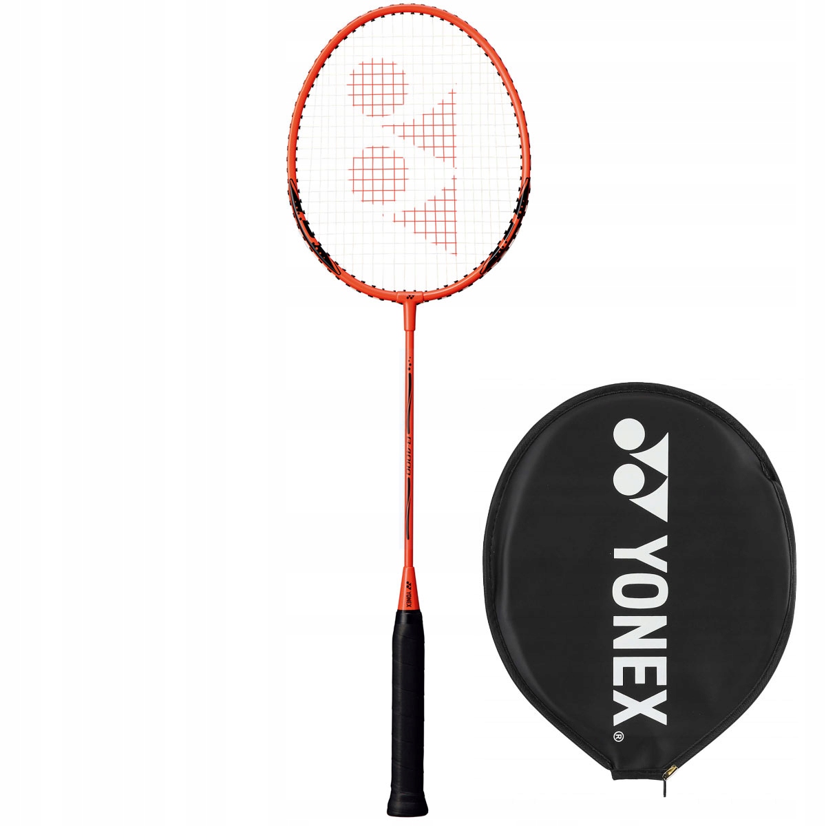 Yonex Rakieta Badmintonowa rakieta do badmintona B4000 Alu Orange+pokrowiec