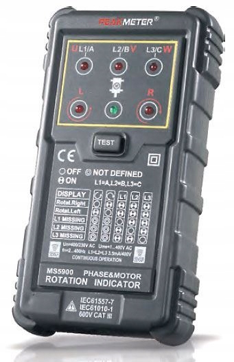 Tester sekwencji faz PM5900, CAT III 600V