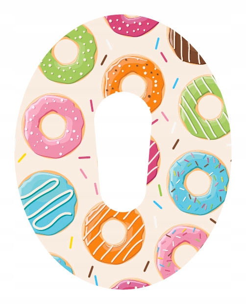 

Dexcom G6 plaster ochronny na sensor Donuts