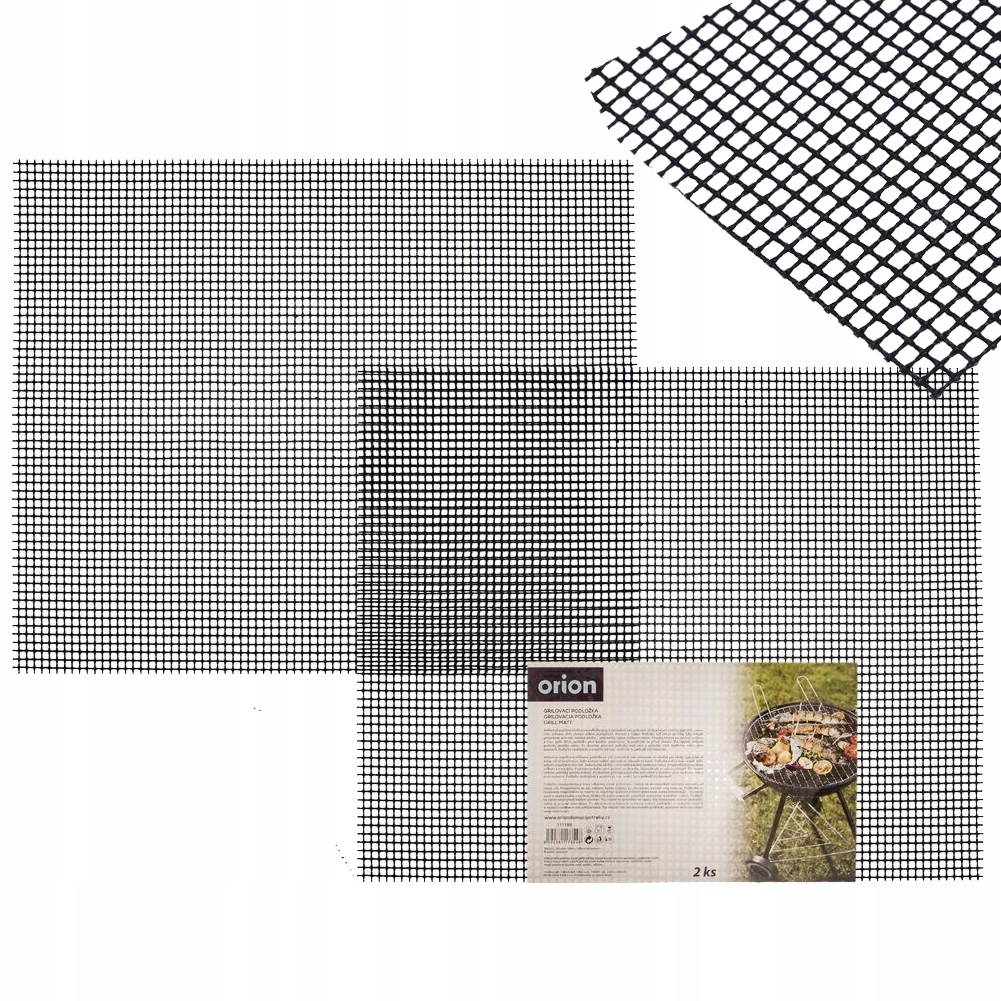 2x Mata SIATKA NA GRILLA teflonowa do pieczenia