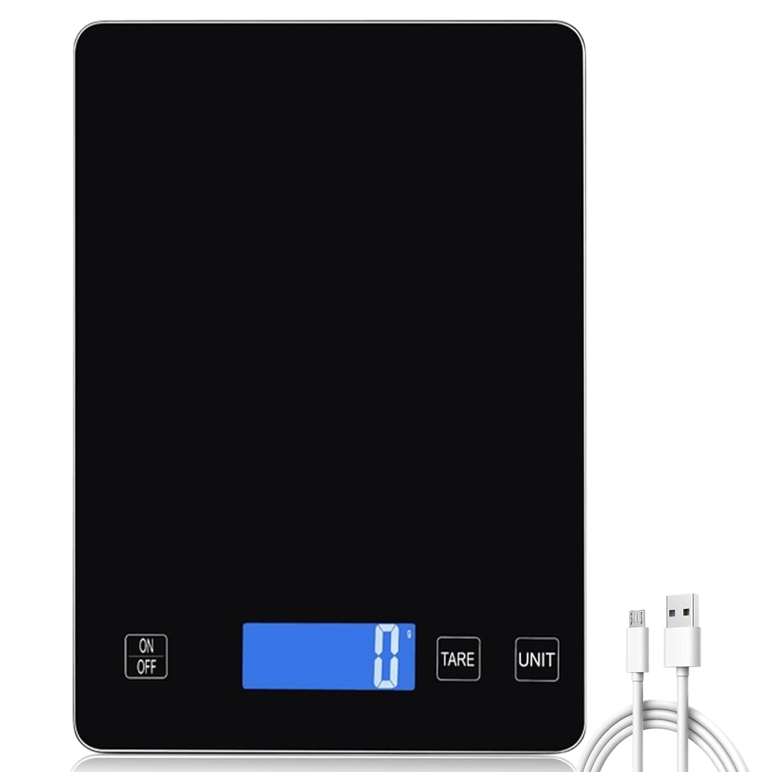 Elektronická Kuchyňská Váha 15 Kg 1 G Led Tara Tvrzené Sklo