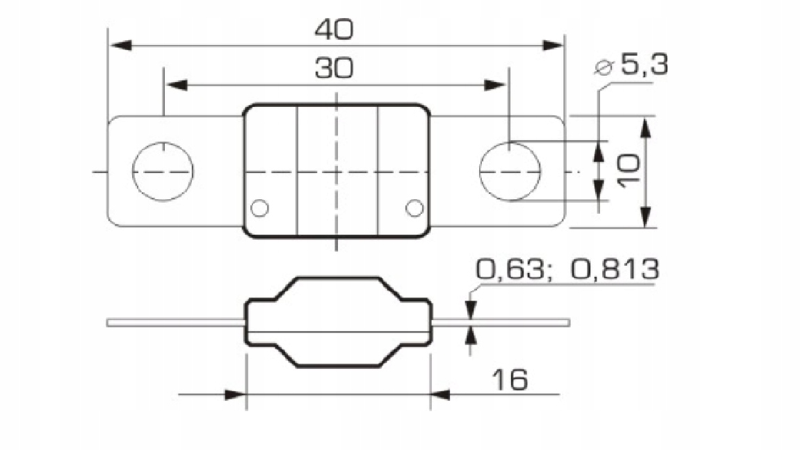 BEZPIECZNIK MIDI VAL MIDIVAL 40A Rodzaj MidiVal