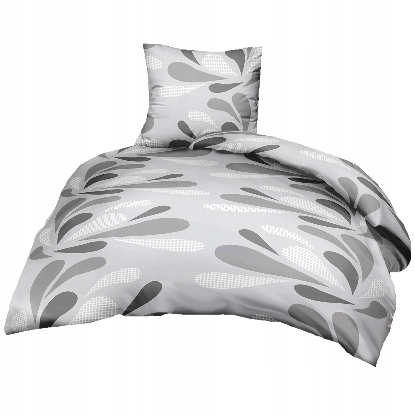 Pościel bawełniana 140x200 50x60 dziecięca studencka krople 051sza