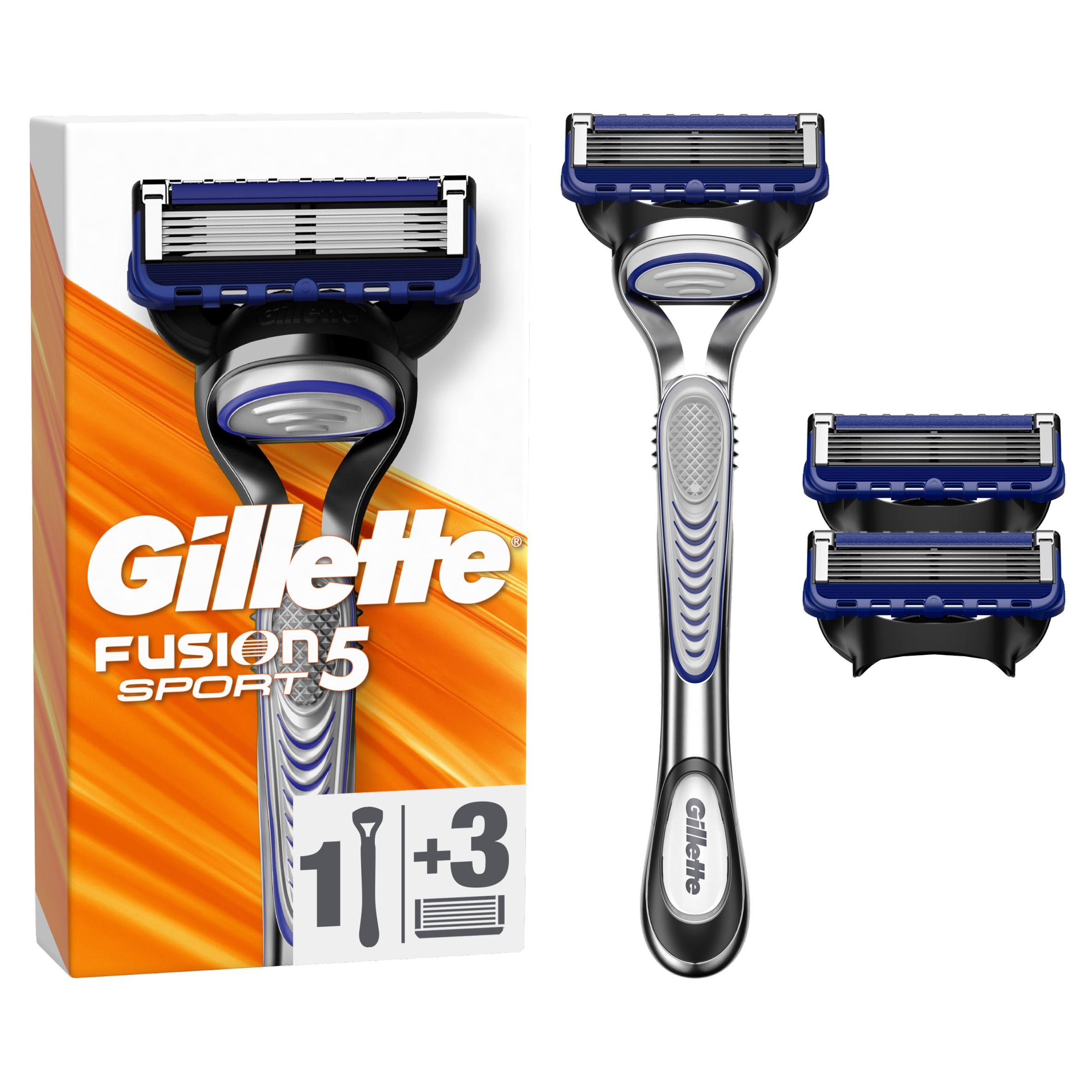 Gillette fusion 5 sport RĄCZKA + 3 OSTRZA ORYGINAŁ