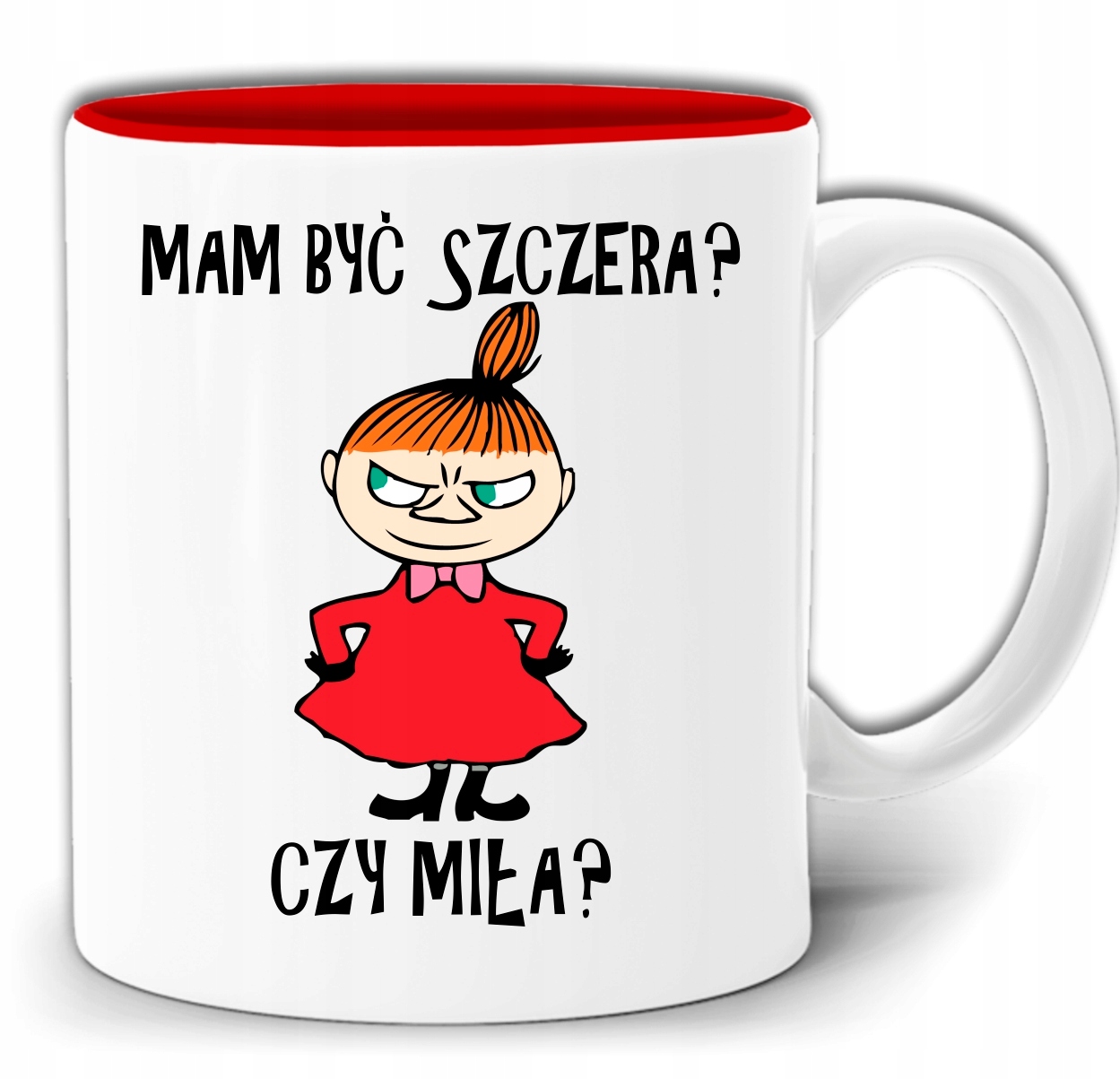 

Szczera Czy Miła Kubek Czerwony Środek +pude GW198