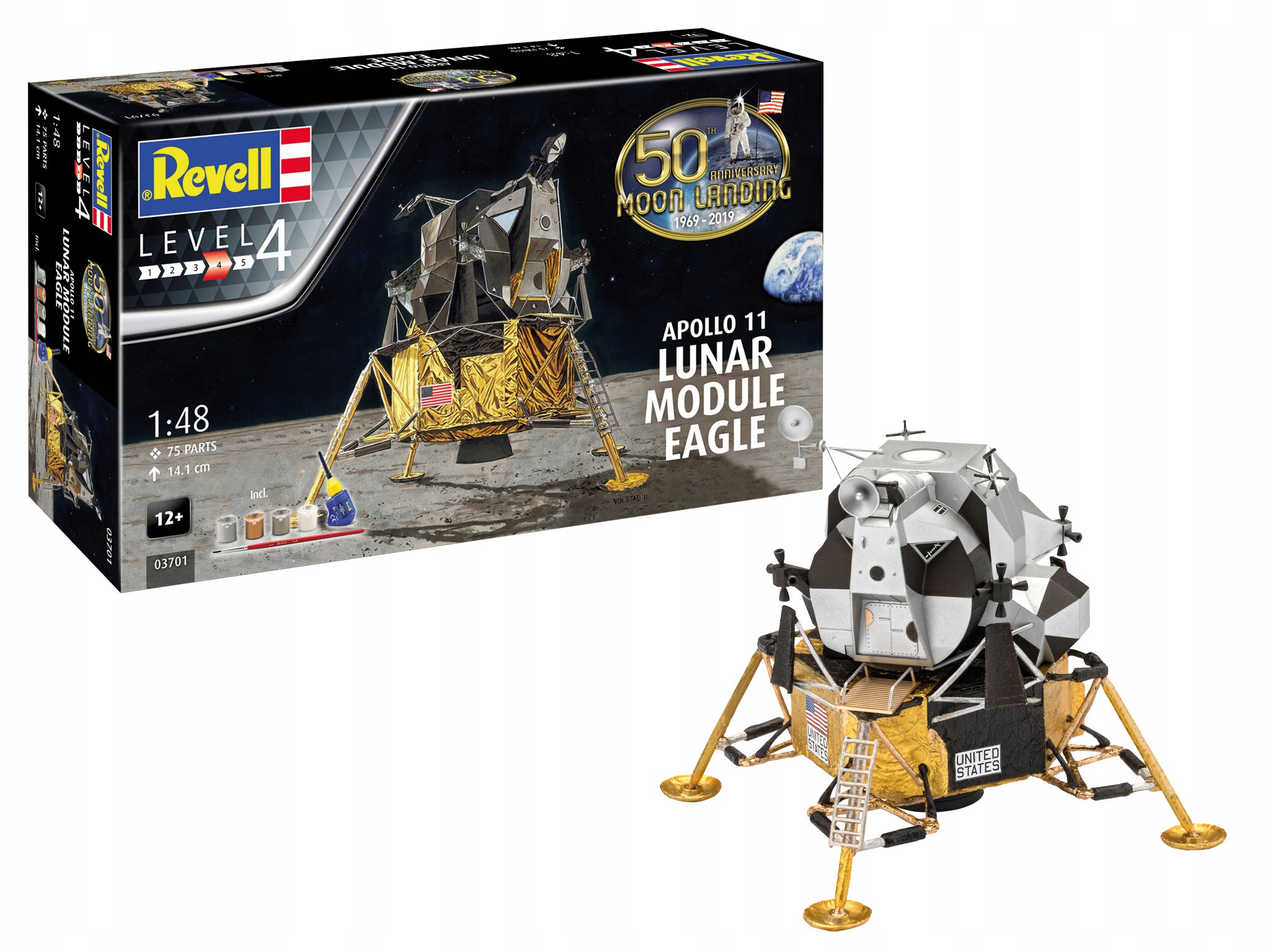 Revell Lunar Landing 1/48 Apollo 11 Eagle 03701