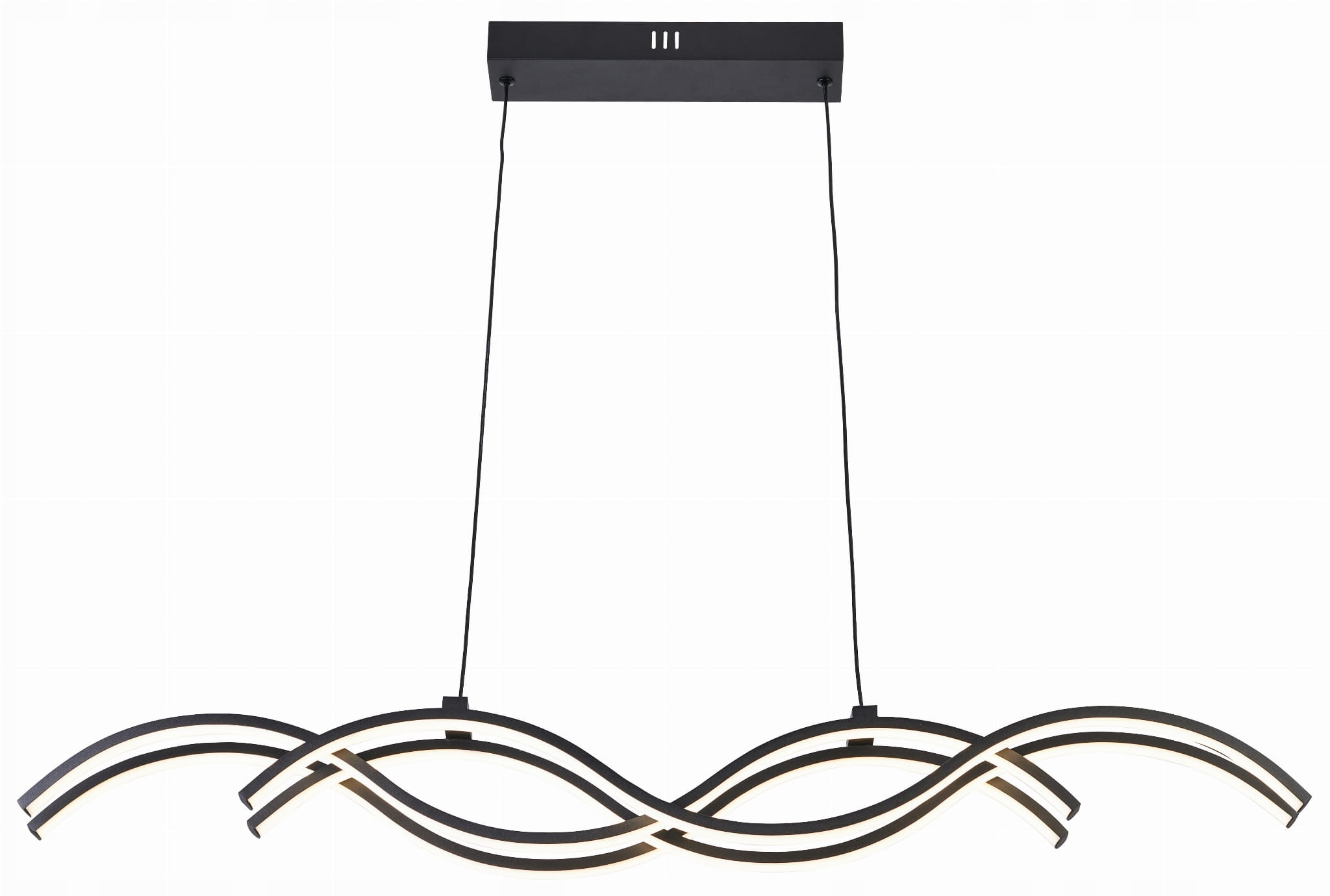 Stropní svítidlo ve tvaru mořských vln s trojrozměrným efektem Aruba obývací pokoj