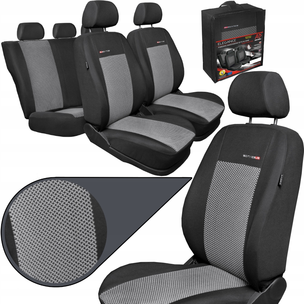 Pokrowce na fotele samochodowe materiałowe do Ford Ka I II III 1996-2016