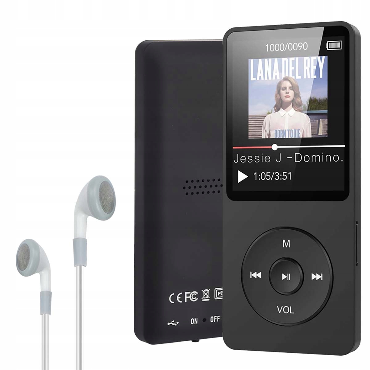 ODTWARZACZ MUZYCZNY MP3/AMV BLUETOOTH RADIO 16GB 1.8'' Marka inna