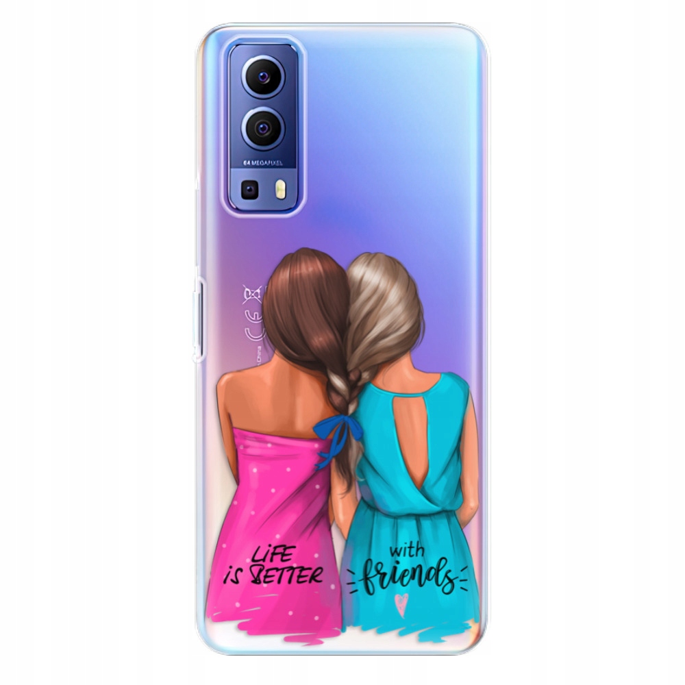 Silikonowe etui iSaprio Best Friends do Vivo Y72 5G