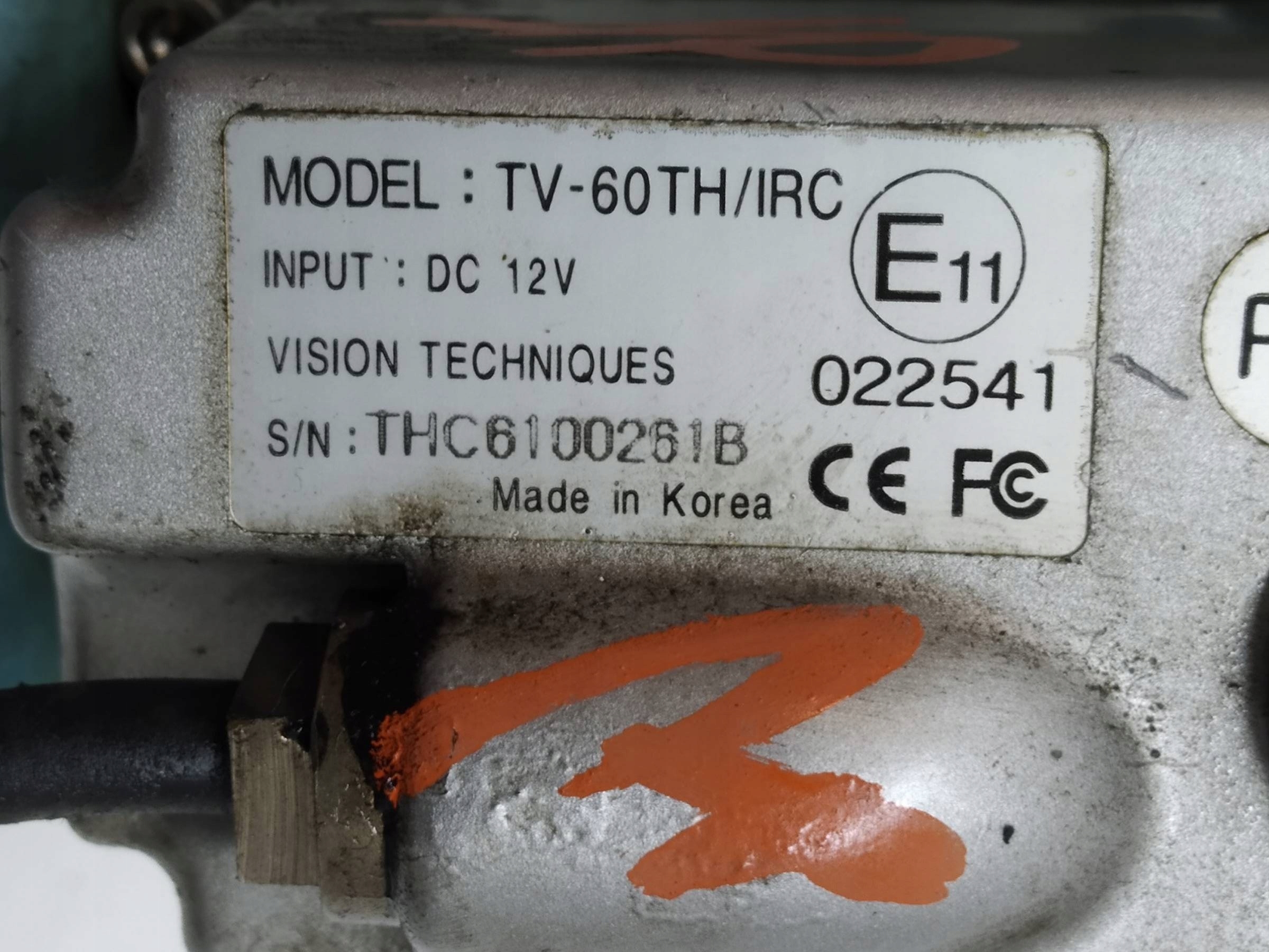 KAMERA TV-60TH/IRC CCD Dennis Eagle Elite 2 (2003-2014)