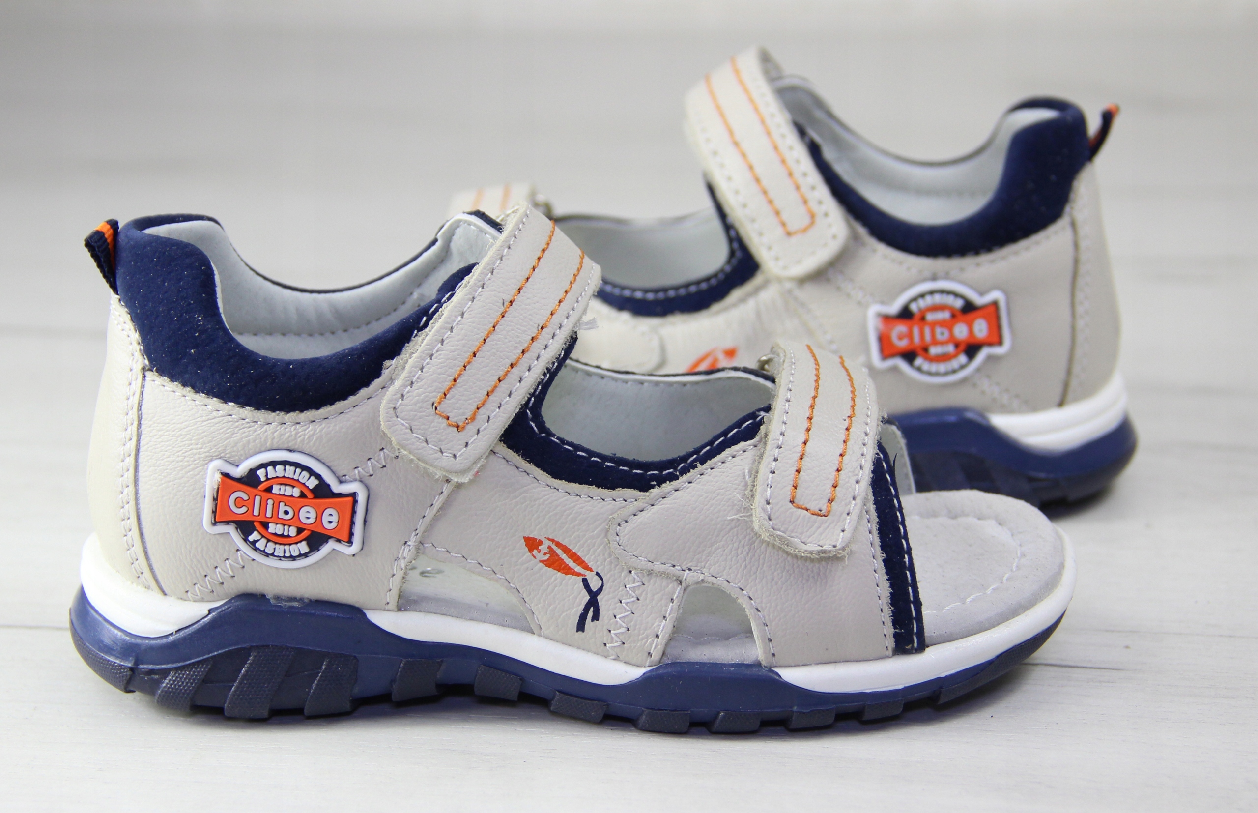 CLIBEE sandałki SKÓRZANE 31/19,2cm PROFILOWANE Marka Clibee