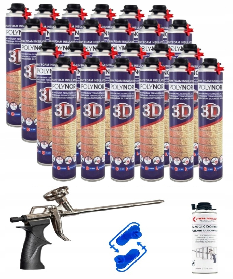 Polynor 3D izolácia pena striekaná pur pena Zateplenie Podkrovia Garáž