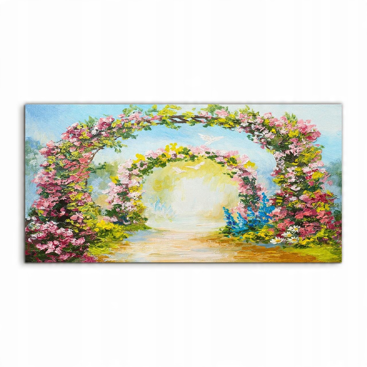 

Fotoobraz akryl 120x60 na ścianę Lato Park Drzewa