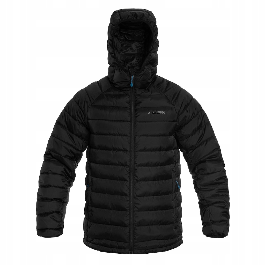 Alpinus Hozat zahřívací Zimní bunda s kapucí černá XXL