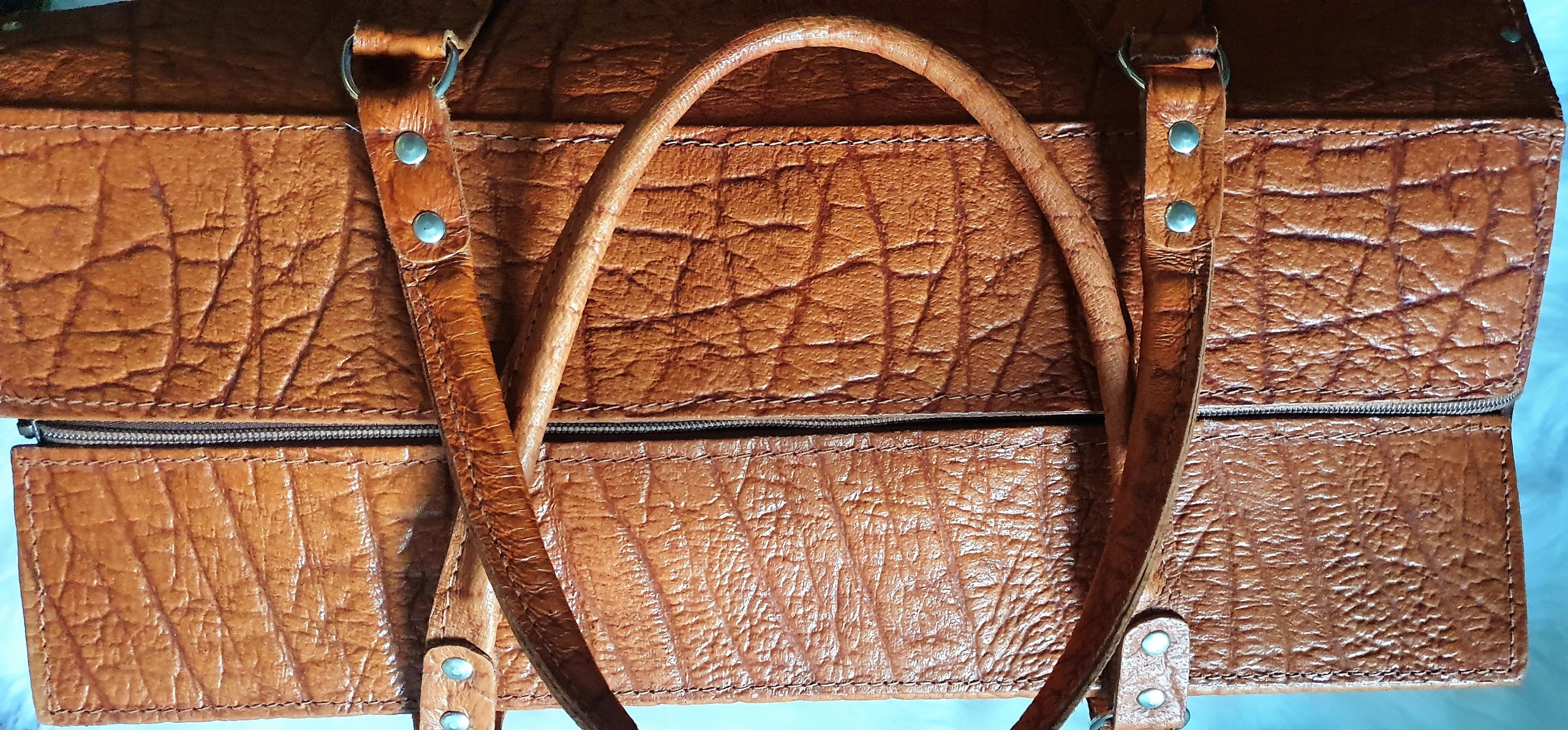 DUŻA AKTÓWKA LEKARSKA TECZKA TORBA VINTAGE SKÓRZANA RETRO SKÓRA UNIKAT !!! Rodzaj aktówka