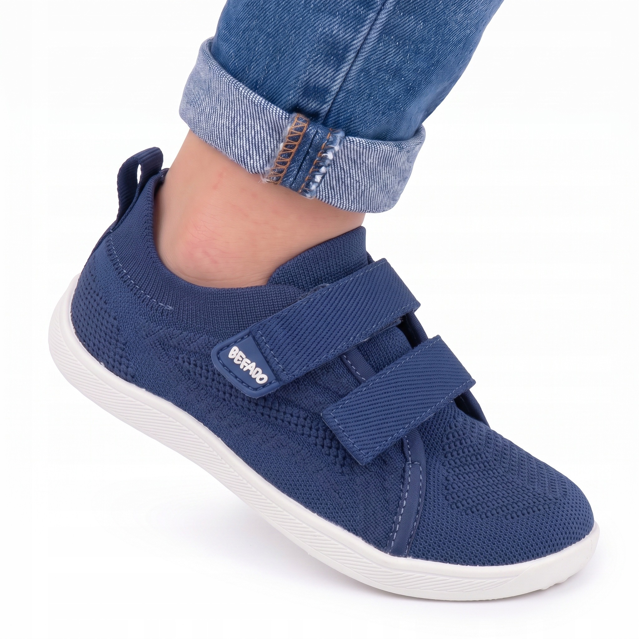 Befado Kapcie buty Dziecięce Do Przedszkola na rzepy Barefoot 003X015 27