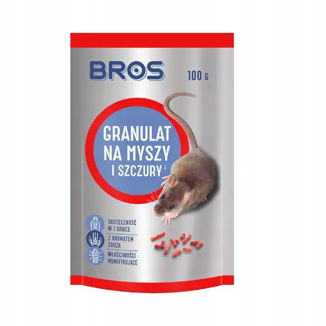 

Bros Granulat na myszy i szczury, 100 g