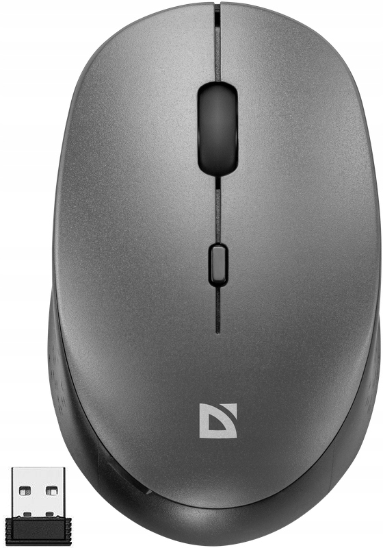 MYSZ DEFENDER AURIS MB-027 RF SILENT SZARA OPTICAL — 9