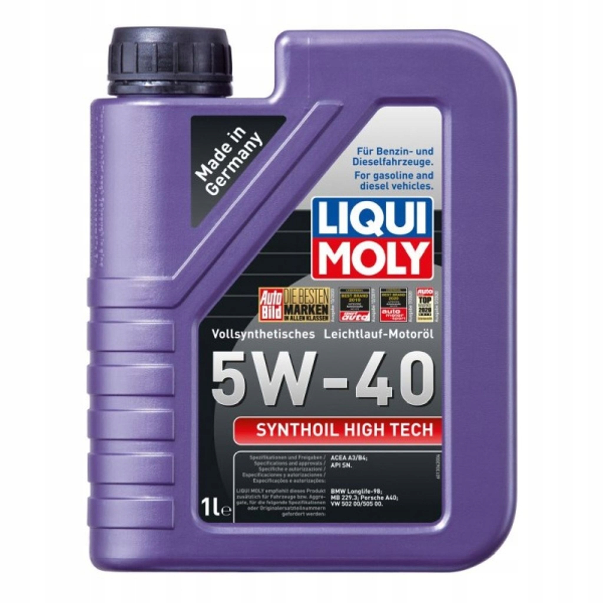 Olej Liqui Moly 5V40 1L Synthoil High Te LM1855 Liqui Moly