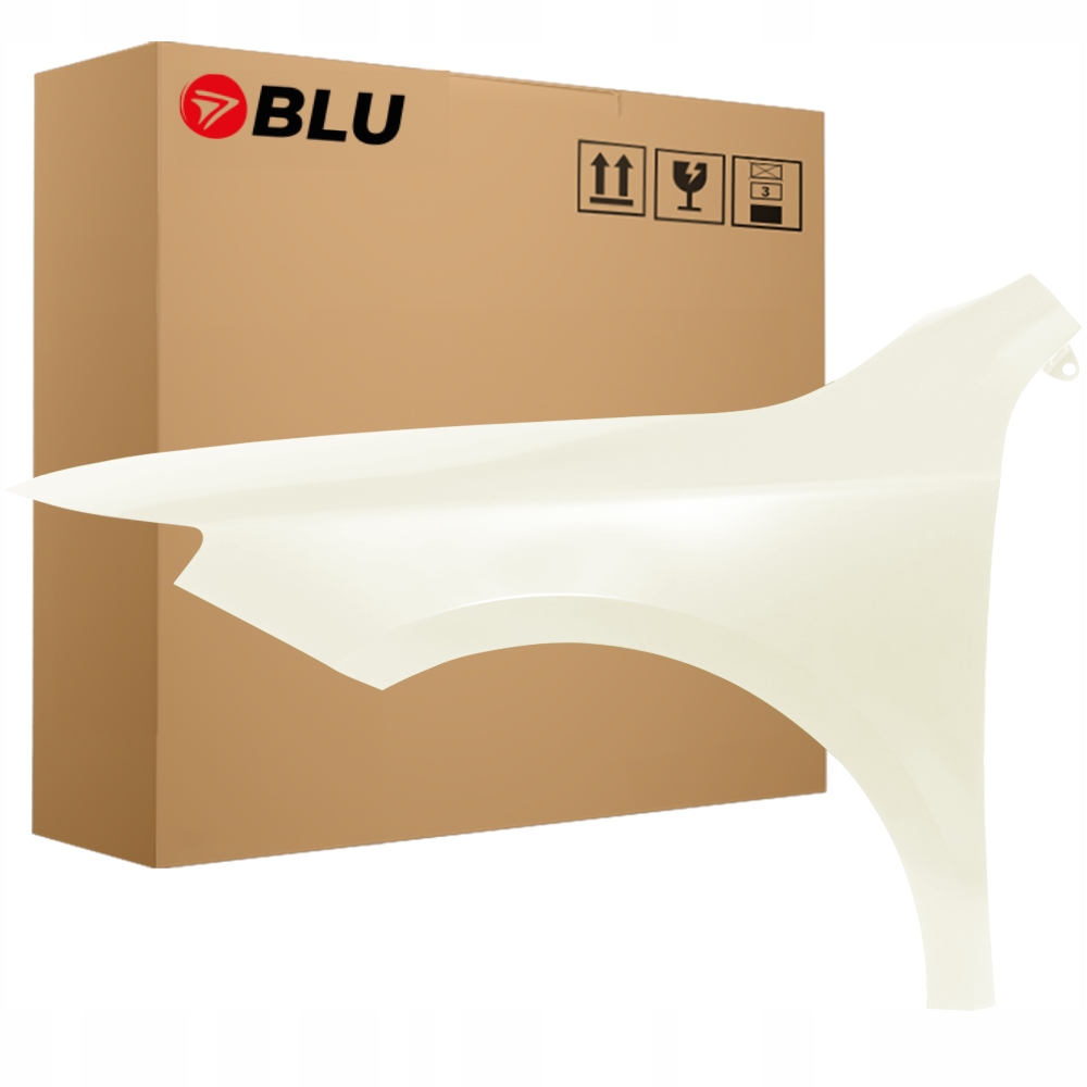 Blu Blatník Škoda Superb II 3T Lift LB9A levý bílý 13-15 přední